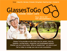 Tablet Screenshot of glasses2go.ca